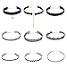 RareLove Classic Black Velvet 10mm Choker Necklace