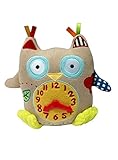 Magformers Dolce My First Owl Clock Interactive Stuffed Animal Plush toy 9