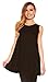 Red Hanger Womens Sleeveless Tunics - Women Flowy Tunic Tank Tops for Leggings (Black-XL)