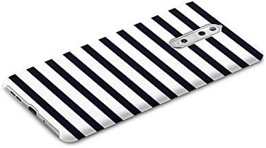 Cover Affair Stripes Printed Designer Slim Light Weight Back Cover Case for Nokia 8 (Black & White) (G3-D174)