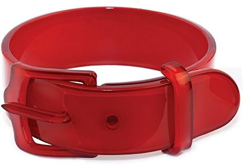 Joe Cool Bangle Belt Buckle Red Made with Acrylic