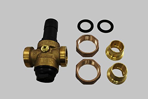 Honeywell DS06-103-DUS-LF Dialset Female NPT Double Union Regulator, Sweat PRV, 1 1/4