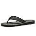 Duckmole Mens Flip Flops Large Size Wide Platform Thong Athletic Sport Sandals Lightweight Beach Slipper Black Size 11
