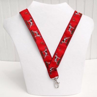 Sponsored Ad - German Shorthaired Pointer Dog Breed Neck Lanyard for ID or Keys - Red