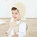 Verala Baby Toddler Knitted Crochet Pilot Cap Bonnet Winter Hat for Girls Boys (Beige)