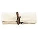Hide & Drink, Canvas Travel Watch Roll Organizer Holds Up To 4 Watches, Easy Carry On Watch Lover Storage, Travel & Commuter Essentials, Handmade :: Raw Canvas