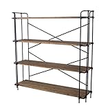 Great Deal Furniture Mercia 4-Shelf Bookcase
