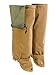 TurtleSkin Snake Gaiters, Lightweight and Waterproof, Lower Leg Gaiters for Men and Women, Durable Snake Chaps for Hunting/Hiking, Reversible – Khaki/Sage