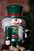 Clever Creations Traditional Wooden Collectible Chubby Leprechaun Nutcracker, Festive Christmas Décor Perfect for Shelves and Tables
