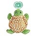 Nookums Paci-Plushies Shakies - Pacifier Holder with Built in Rattle (2 in 1)- Adapts to Name Brand Pacifiers, Suitable for All Ages, Plush Toy Includes Detachable Pacifier (Turtle)