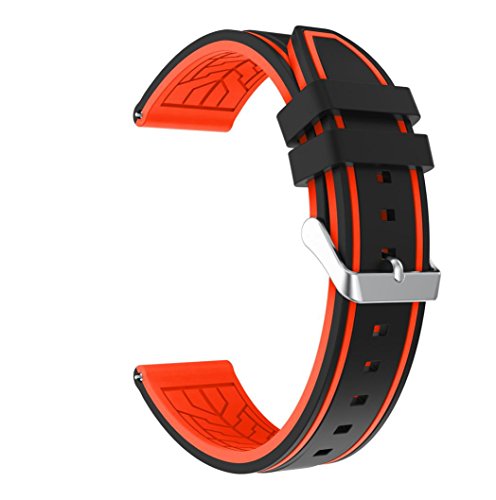 For Samsung Gear S3 Frontier,Outsta New Fashion Sports Silicone Bracelet Strap Band (D) - Thumbnail 2