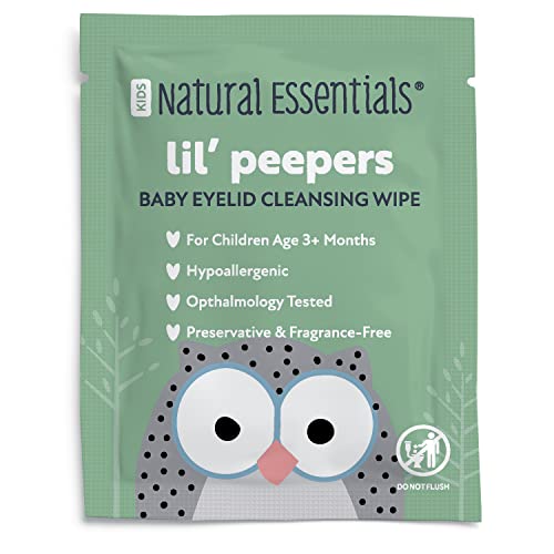 Natural Essentials Lil' Peepers Baby Eye Wipes and Eyelid Cleanser