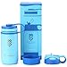 Summit Kids 14 oz Water Bottles, Insulated Stainless Steel Metal Bottle, Silicone Sleeve, BPA Free Plastic Cap & Straw Lid, Use as Travel Tumbler, Toddler Cup, or Kid Canteen for Boys & Girls