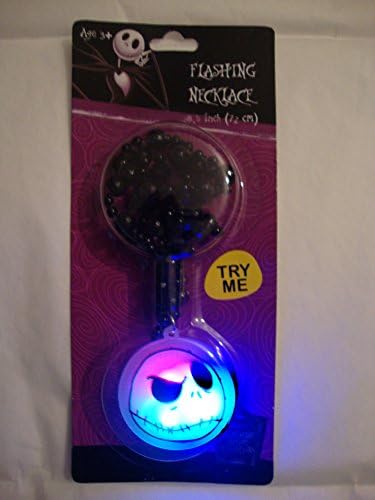 Nightmare Before Christmas Jack Flashing Necklace