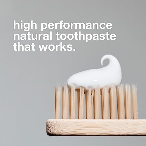 Davids Natural Toothpaste for Teeth Whitening, Peppermint, Antiplaque