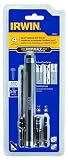 IRWIN Tools 1888627 Impact Performance Series Concrete Screw Drill-Drive Installation Set for 3/16-Inch Screws,  4-Piece