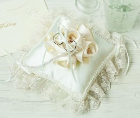 Amazon 針 はさみ 糸 チャコペン まち針付き ローズのリングピロー スクエア シャンパンゴールド 手作りキットセット 結婚式 手芸セット 手芸キット 通販