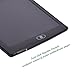 8.5 Inch LCD Writing Tablet Graphic Drawing Board Ultra-thin New Electronic Graffiti Notepad Environmental and Eye Protection for Kids Portable (Black)