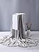 Boao Women Satin Scarves Long Shawl Wrap Light Soft Sheer Scarf for Wedding Party Everyday Accessory (Silver Grey)
