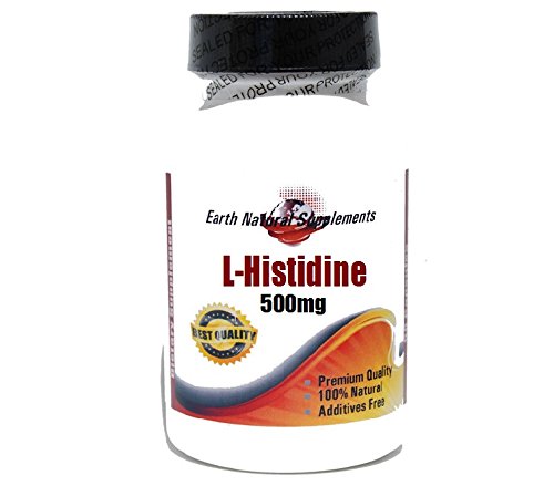 UPC 617407228205, L-Histidine 500mg * 200 Capsules 100 % Natural - by EarhNaturalSupplements