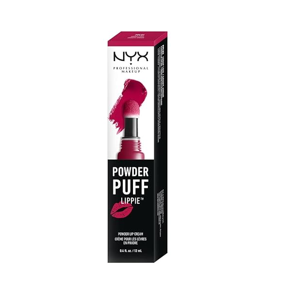 NYX PROFESSIONAL MAKEUP POWDER PUFF LIPPIE LIP CREAM, LIQUID LIPSTICK – GROUP LOVE (TRUE RED)