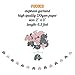 Pococo Premium Baby Shower Decorations for Girl: Party Supplies 55 Pieces Pink, White, Gray Extra Large Kit Includes 
