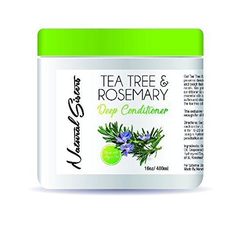 image for Natural Sisters Tea Tree & Rosemary Deep Conditioner, natural hair, ro