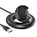 NANW Charger Compatible with Fitbit Versa/Versa Lite Edition Smartwatch, 90° Foldable Charge Stand Dock Replacement Charging Cradle Dock Adapter Holder with 3.9ft USB Cable Accessories