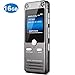 16GB Digital Voice Recorder for Lectures - TOOBOM Sound Audio Recorder Dictaphone Tape Recorder Recording Device with Playback Variable Speed MP3, FM Radio