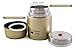 Hydro Peak Stainless Steel Vacuum Sealed Food Thermos Jar, Insulated Leak Proof Lunch Container Stays Warm 8 and Cold 12 Hours, Wide 20 oz (600 ml), Color Gold-Champagne (Extra Seal Gasket Included)