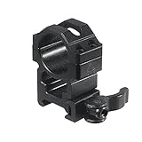 UTG 1"/2PCs High Pro LE Grade Picatinny QD Rings: 22mm Wide