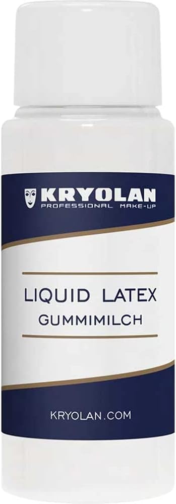 Kryolan Clear Natural Liquid Latex Special FX Makeup 30ml Fake Skin