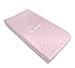 American Baby Company Heavenly Soft Minky Dot Fitted Contoured Changing Pad Cover, Pink Puff, for Girls