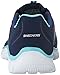 Skechers Sport Women's Rock Around Fashion Sneaker,Navy/Aqua,8 M US
