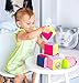 MACIK baby Soft Blocks for kids - baby Stacking toys baby Development toys - fine motor skills toys Soft Cubes - Soft infant toys 6m baby toys Rattle toy baby educational toys 12-18 months - Soft toys