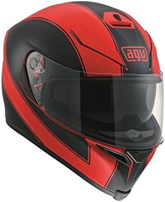 AGV K5 S Enlace Matt Red Black, Free Pinlock Included (ML)
