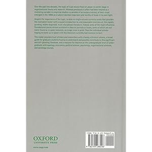 Organizational Trust: A Reader (Oxford Management Readers)