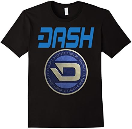 Mens Dash Coin Original Logo Tshirt Medium Black
