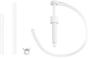 Automotive Fluid Transfer Pump Kit,10cc Per Hand Pump Oil Transfer Pumps Kit with Hoses,Straws,Professional Transmission Flui