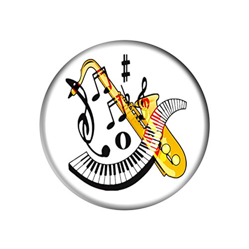 Pop Funny Phone Grip Holder Mount Expanding Stand and Grip for Smartphones and Tablets - Saxophone