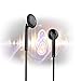 PWOW 2 Pack Earbuds In Ear Headphones Wired Earphones with Mic for iPhone Black
