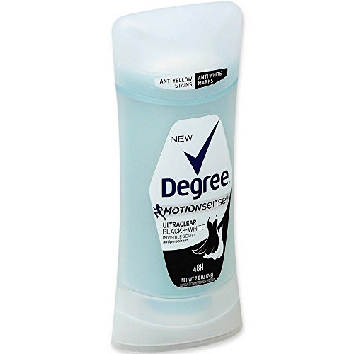 Degree MotionSense UltraClear Black+White Antiperspirant Deodorant Stick, 2.6 oz (Pack of 9)
