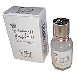 Women Musk Al tahara Pure Saudi Altahara Perfume White & Black 5 ml Oil Incense Scented Body Fragrance Alcohol Free (White, 3 Bottles = 18 ml)