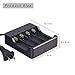 18650 Intelligent Smart Battery Charger 4Bay, Universal Smart Rechargeable Battery Charger 4 Slot Fast Charging Rechargeable for Rechargeable Batteries Li-ion Batteries 18650 18490 18350 17670 17500