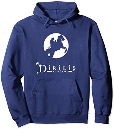 Unisex Dirilis Ertugrul Hoodie - Osmanli Ottoman Kayi Boyu Iyi Small Navy
