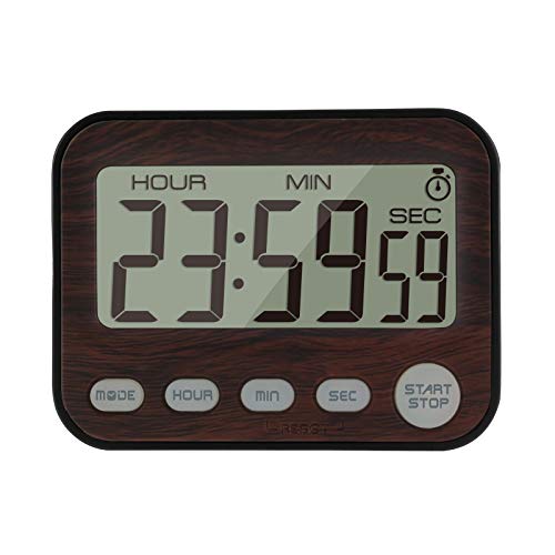 KingL Interval Timer Stopwatch for Workout, Cooking, Sports, Travel, Camping - Mini Digital Alarm Clock for Bedrooms