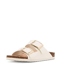 Madden Girl Women's Bodiee Slide Sandal, White