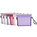 Sea Team 6pcs Multicolored Portable Travel Toiletry Pouch Nylon Mesh Cosmetic Makeup Organizer Bag with Zipper (ST-CB0616)