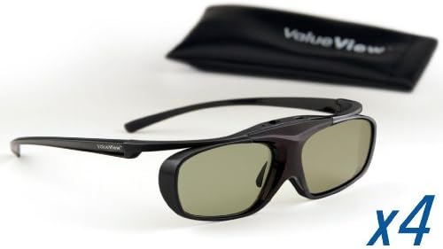 SONY-Compatible ValueView 3D Glasses. Rechargeable. MULTI-PACK