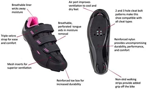 dual cleat cycling shoes